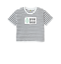 Navy Stripes Printed T-shirt Front