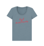 Stone Blue Printed T-shirt