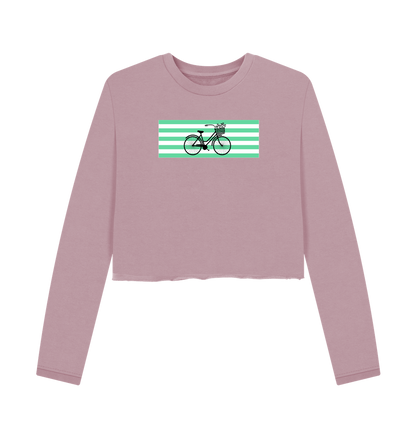 Mauve Printed Boxy Jumpers