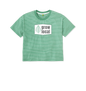 Green Stripes Printed T-shirt Front