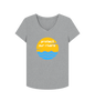Athletic Grey Printed T-shirt
