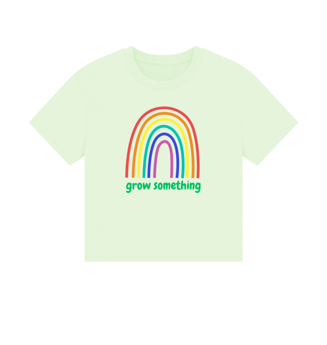 Pastel Green Printed T-shirt