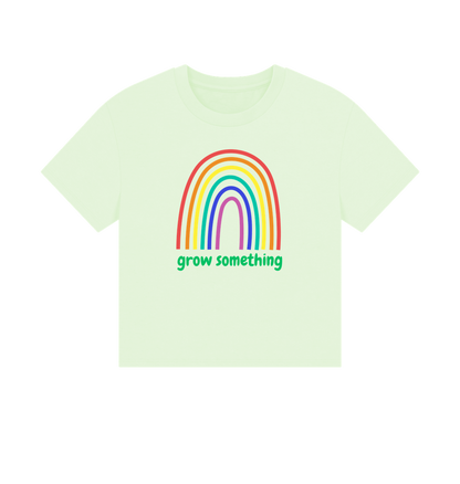 Pastel Green Printed T-shirt
