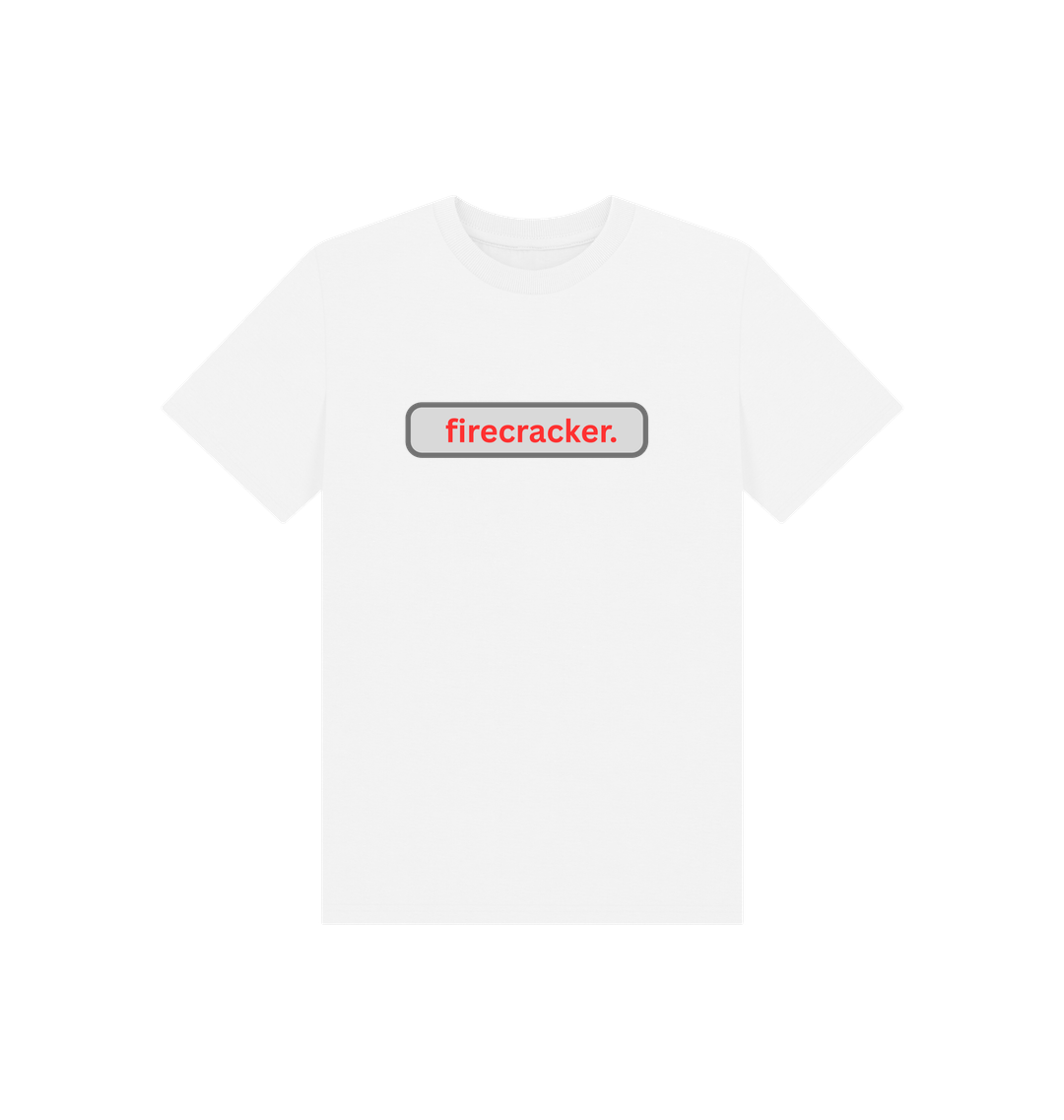 White Printed Kids T-Shirt