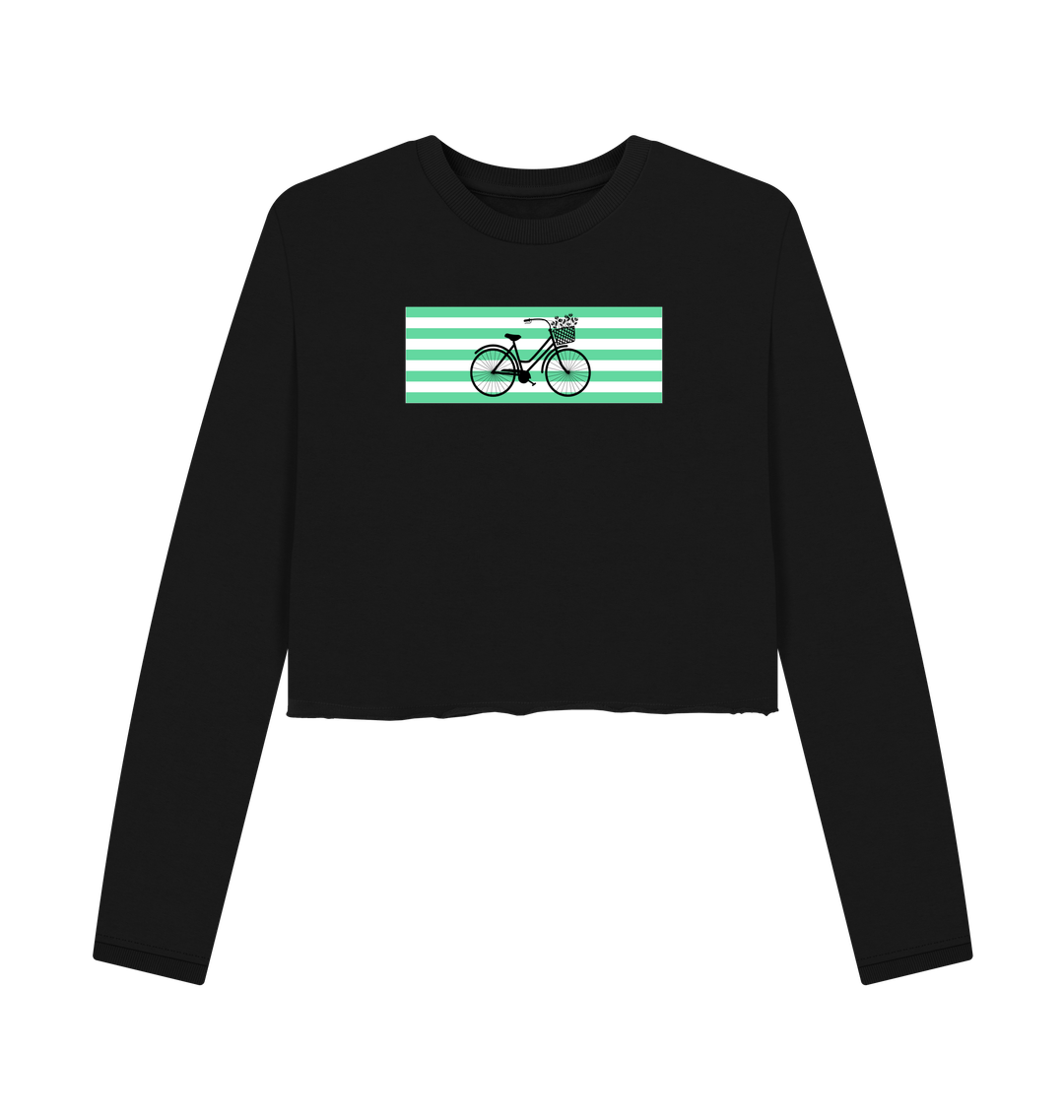 Black Printed Boxy Jumpers