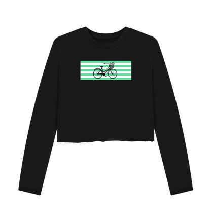 Black Printed Boxy Jumpers
