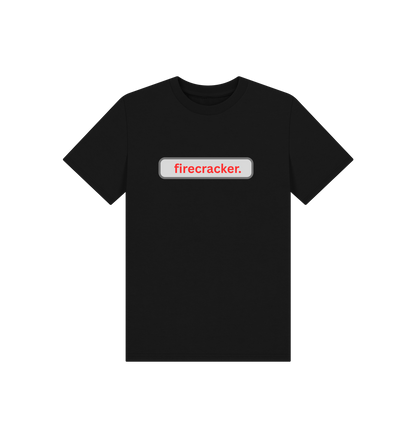 Black Printed Kids T-Shirt