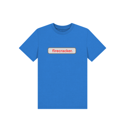 Bright Blue Printed Kids T-Shirt