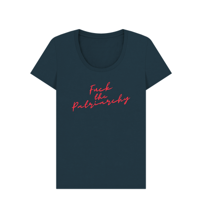 Denim Blue Printed T-shirt