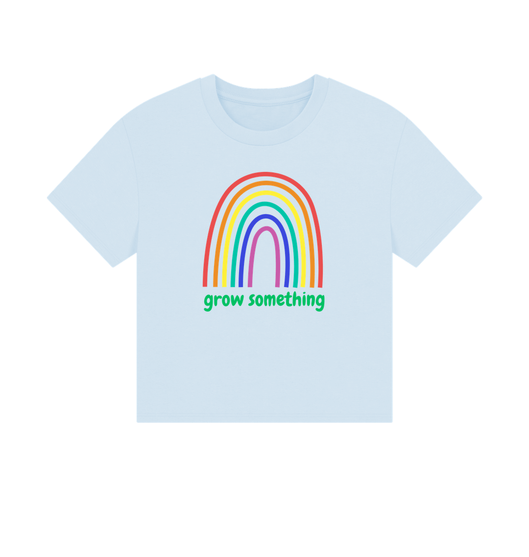 Sky Blue Printed T-shirt