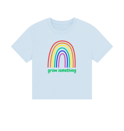 Sky Blue Printed T-shirt