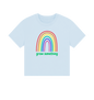 Sky Blue Printed T-shirt