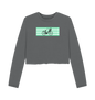 Slate Grey Printed Boxy Jumpers