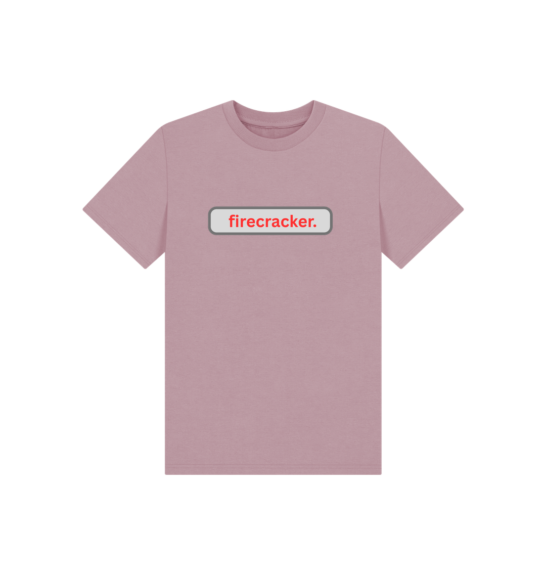 Mauve Printed Kids T-Shirt